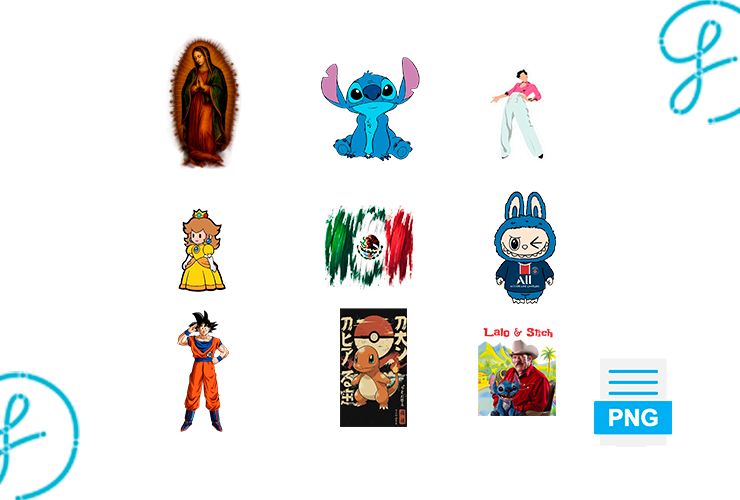 Pack de diseños DTF gratis en PNG y semitonos – Listos para imprimir 🎨 descarga gratis PNG AI SVG