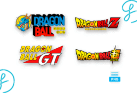 Logo Dragon Ball en PNG (Pack Completo Gratuito) descarga gratis PNG AI SVG